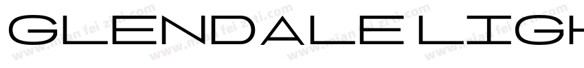 glendale light字体转换